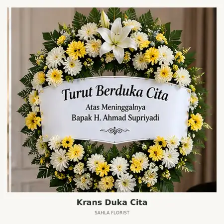 Krans Bunga Duka Margadana